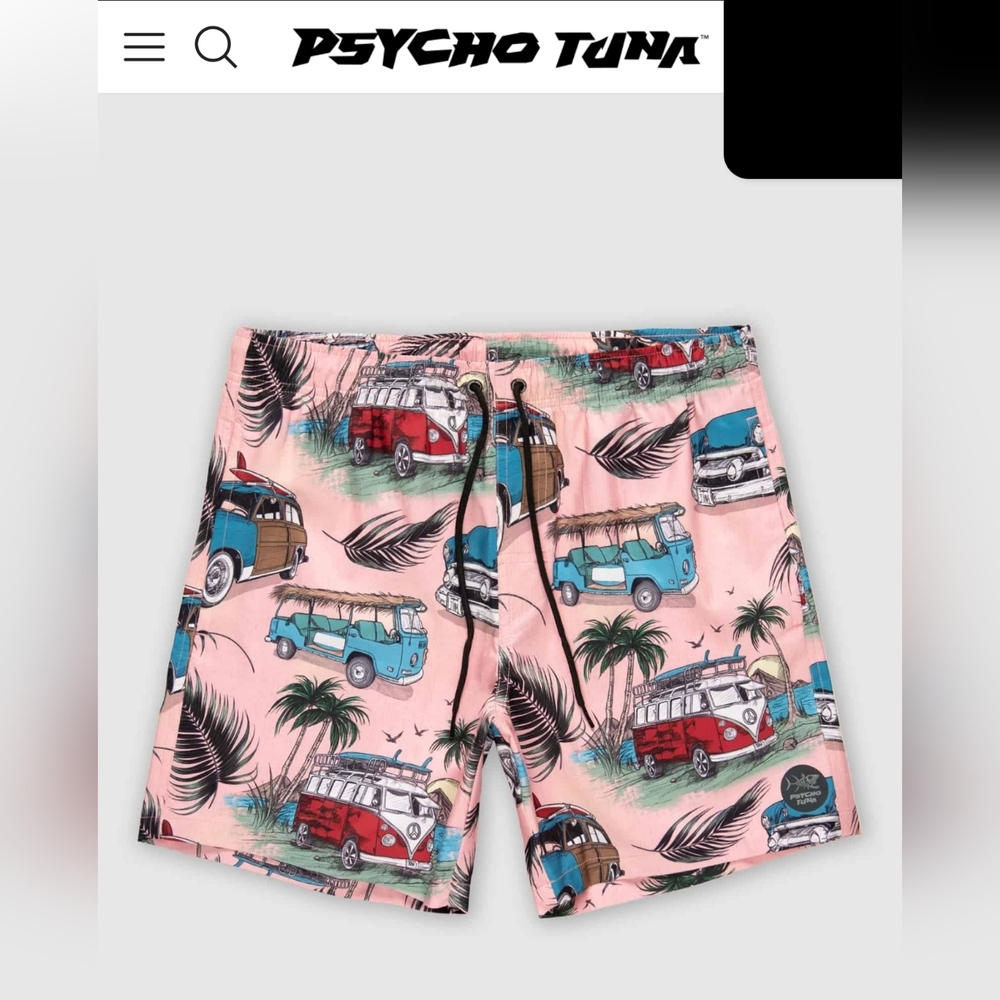 Psycho Tuna Classic Surf Life Swim Shorts